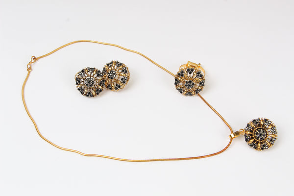 Midnight Bloom Jewelry Set